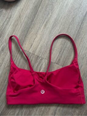 lululemon athletica Bright Pink Strappy Sports Bra